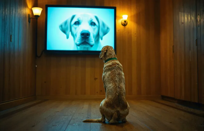 Dogs Blink Back at Other Dogs. Whether They Do It For You Has Not Been Tested.