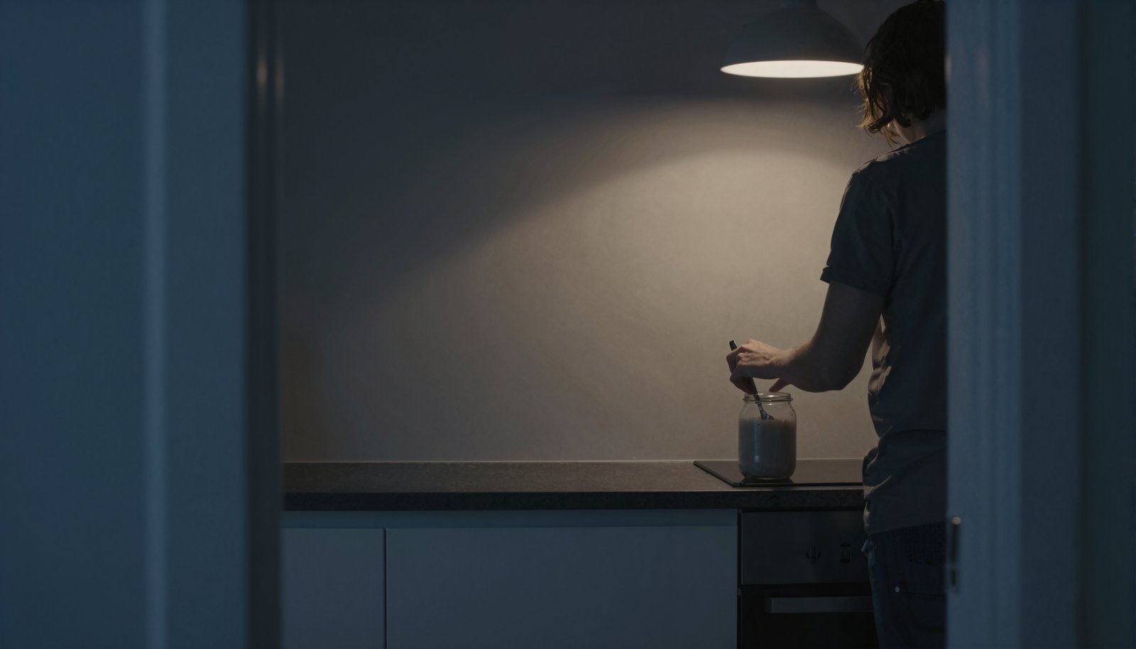 Fig. 1 — Subject 219 during an unwitnessed session. The subject was informed she was being observed and continued.